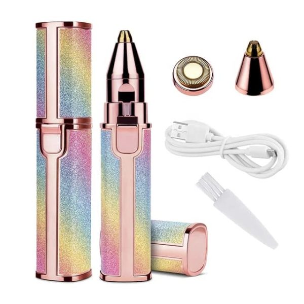 Portable 2 IN 1 Electric Epilator Eyebrow Trimmer