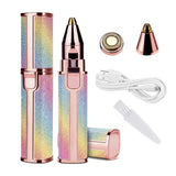 Portable 2 IN 1 Electric Epilator Eyebrow Trimmer