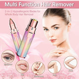 Portable 2 IN 1 Electric Epilator Eyebrow Trimmer