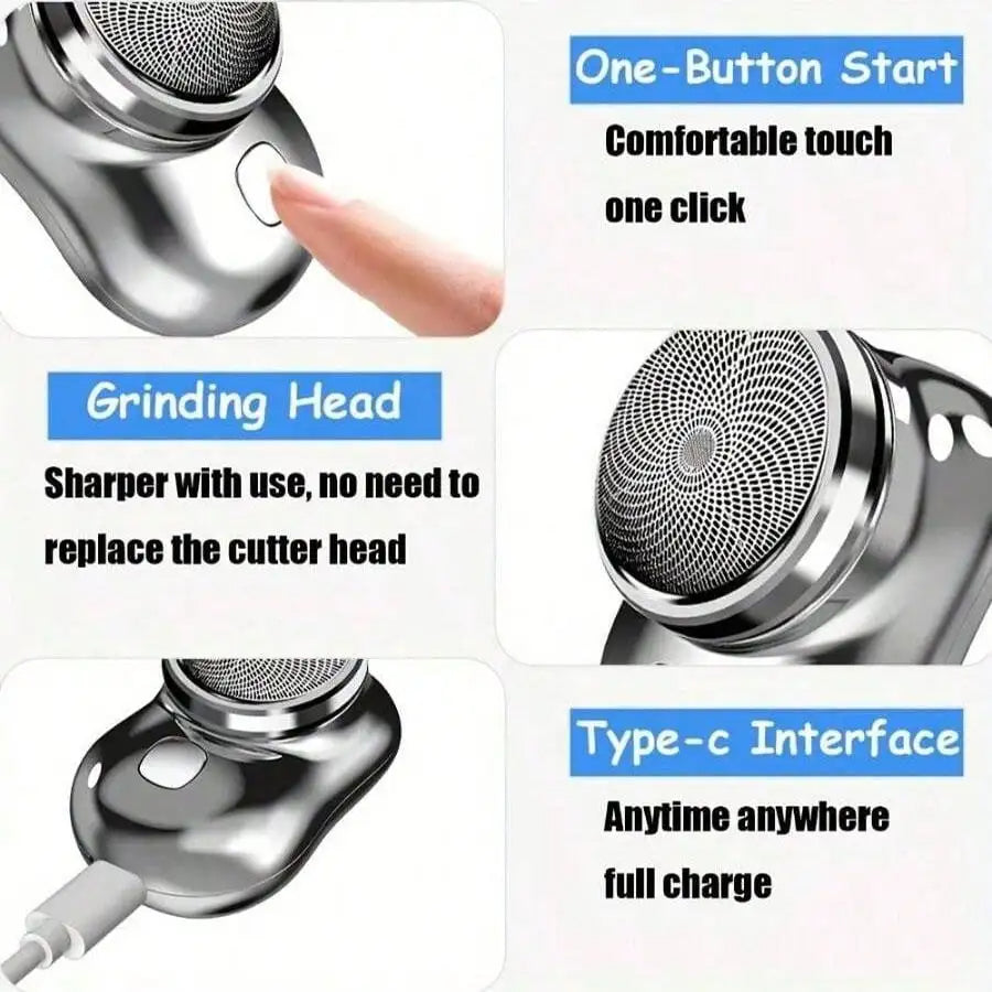 Mini 3-Blades Portable Electric Shaver