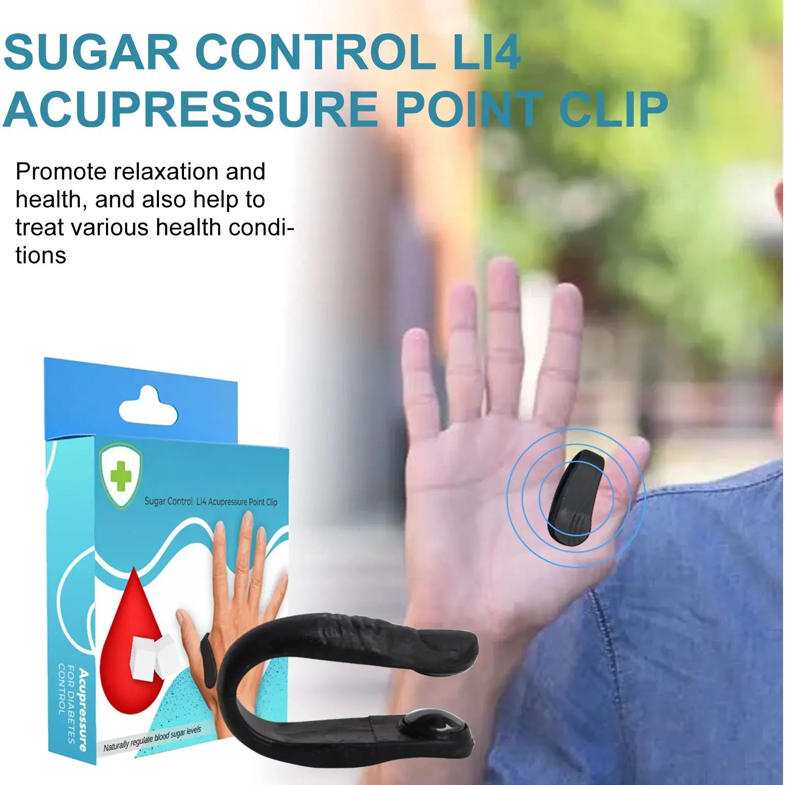 Sugar Control Acupressure Point Clip